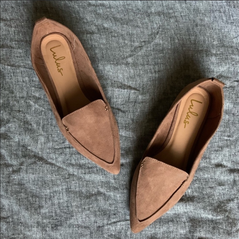 Lulu’s Pointed Toe Loafers